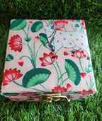 Pichwai Print Tea Light Holder Gift Box: Diwali Wedding Favor