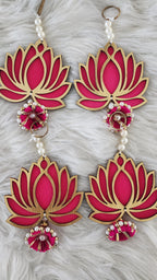 Lotus Hanging Pair: Diwali Decoration, Indian Wedding Decor