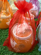 Pichwai Art Handmade Jar Nandi Cow Design, Copper Home Decor.