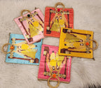 Silk Potli Favor Bags - Haldi Mehndi Wedding Return Gift.