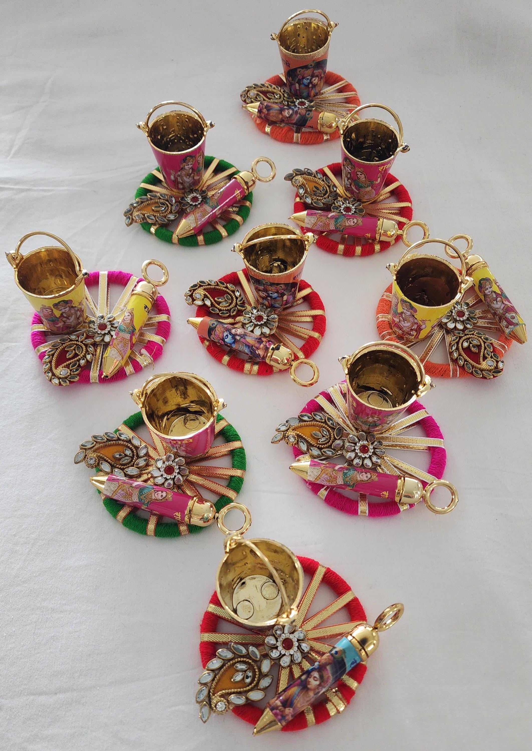 Holi Party FavorHandmade Balti Pichkari Set
