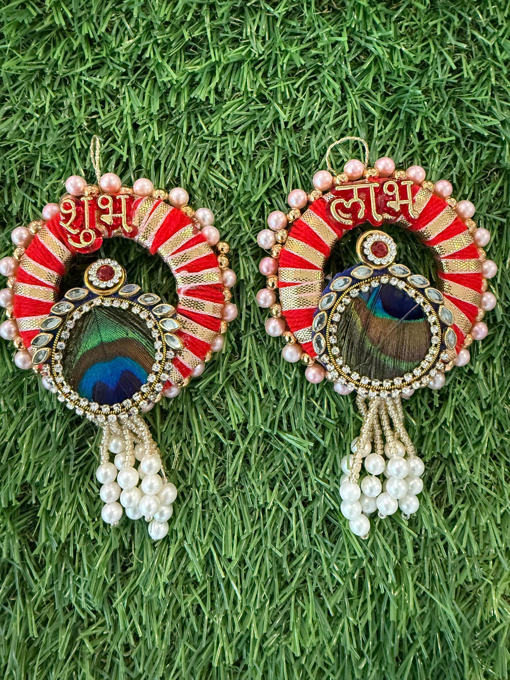 Shubh-Labh Hanging: Traditional Diwali Decoration, Mandir Decor.