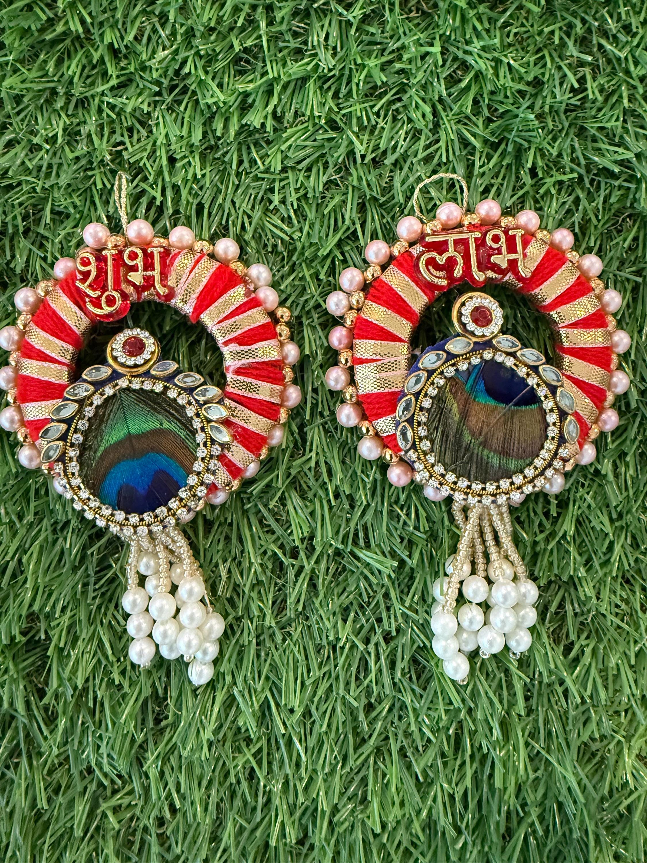 Shubh-Labh Hanging: Traditional Diwali Decoration, Mandir Decor.