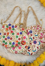 Embroidered Potli Bags - Indian Wedding Favor Bags.