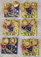 Handcrafted Shreenath ji Haldi Kumkum Holder: Pooja Return Gift
