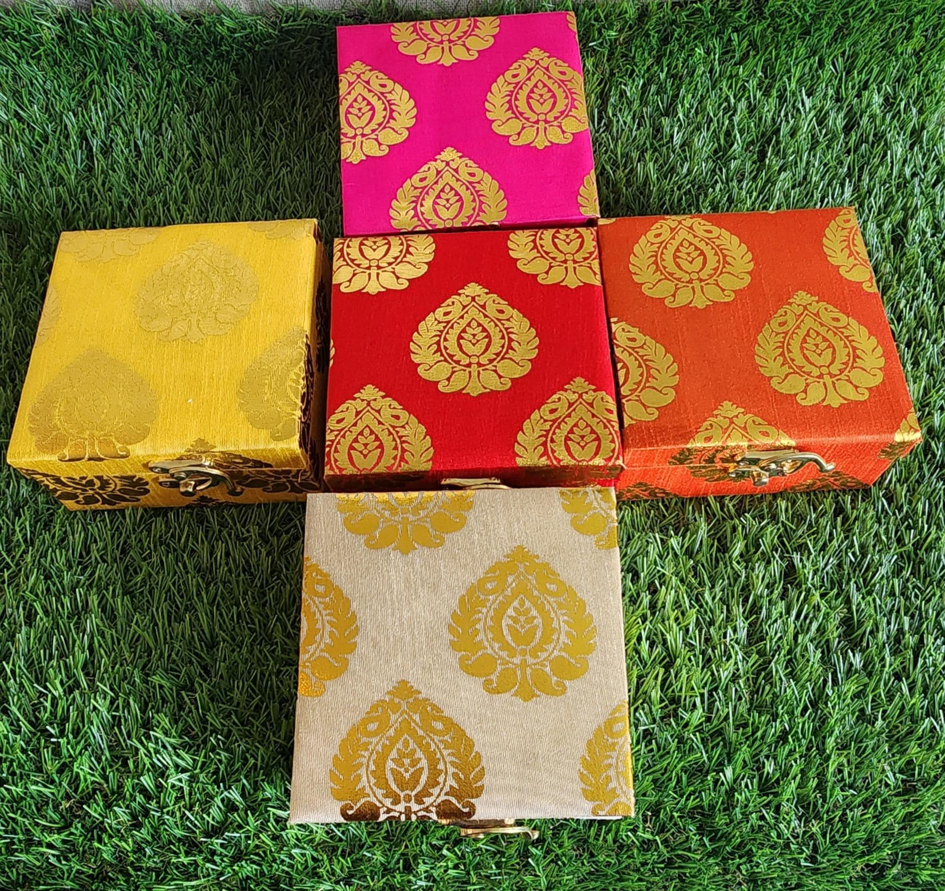 Ganesha Tea Light Favor Box: Diwali, Wedding, Pooja Decor