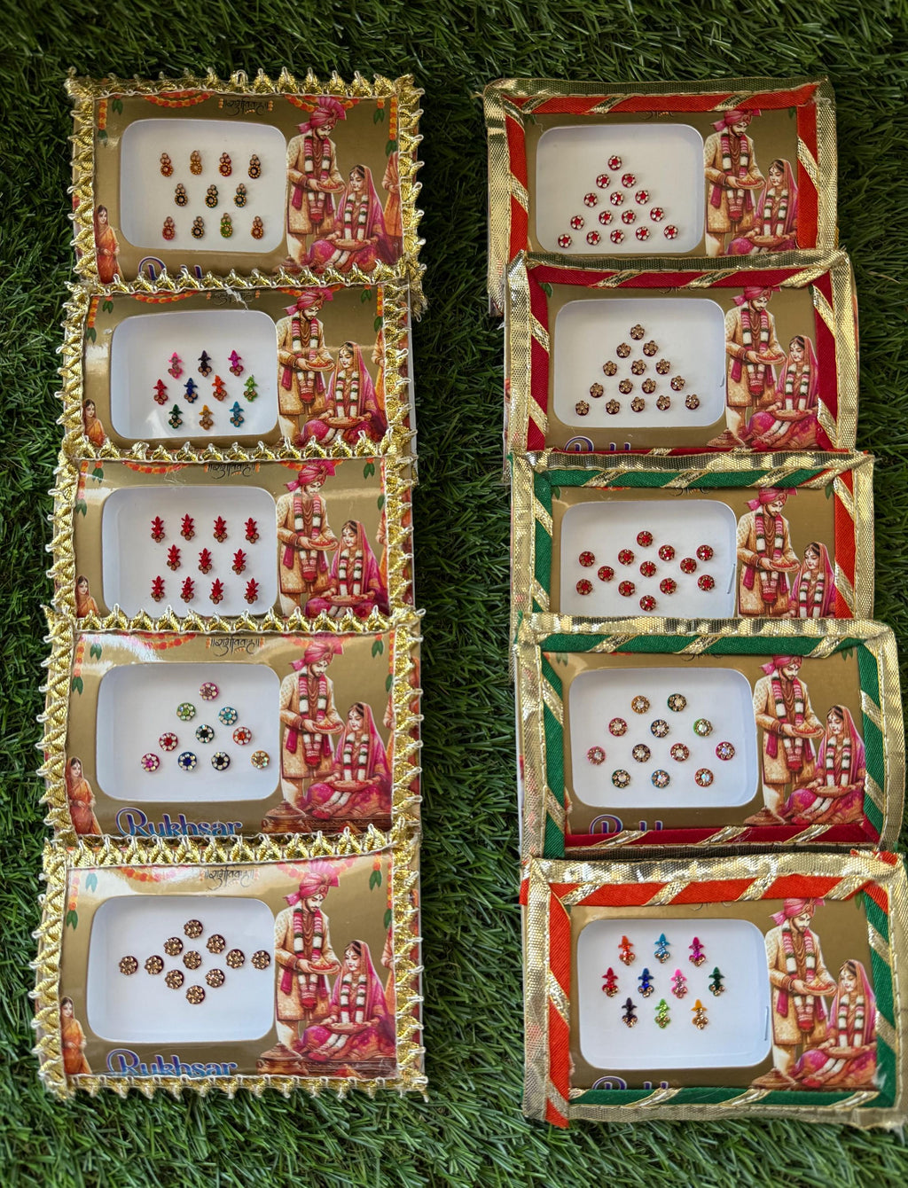 Decorative Bindi Card, Indian Wedding Favor, Shagun Gift