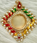 Kundan Tea Light Holder Wedding Favors: Diwali Pooja Candle Holders.