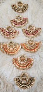 Handcrafted Lotus Coin Pouch: Colorful Gotta Patti Jewelry Gift