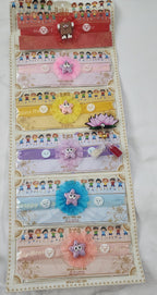 Handmade Kids Rakhi Set: Ribbon, Wood - Raksha Bandhan