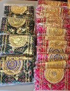 Handcrafted Patola Clutch: Indian Wedding Favor Bag (9 x6)