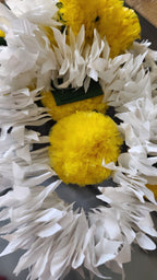 Artificial Gajra Flower Hanging String: Wedding & Festival Decor, 30 Inch