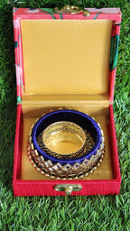 Pichwai Print Kada Tea Light Holder: Diwali Favor Gift Box Pack of 5