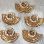 Handcrafted Lotus Coin Pouch: Colorful Gotta Patti Jewelry Gift