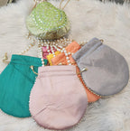 Handcrafted Moti Work Potli Bag: Indian Wedding Favor