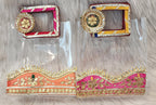 Handcrafted Gotapati Transparent Gift Bag: Pooja Favor, Wedding, Christmas gift.