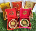 Ganesha Tea Light Favor Box: Diwali, Wedding, Pooja Decor