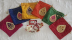 Lahariya Potli Bag Combo Set: Kundan Bangles, Jhumka Earrings - Wedding Favor