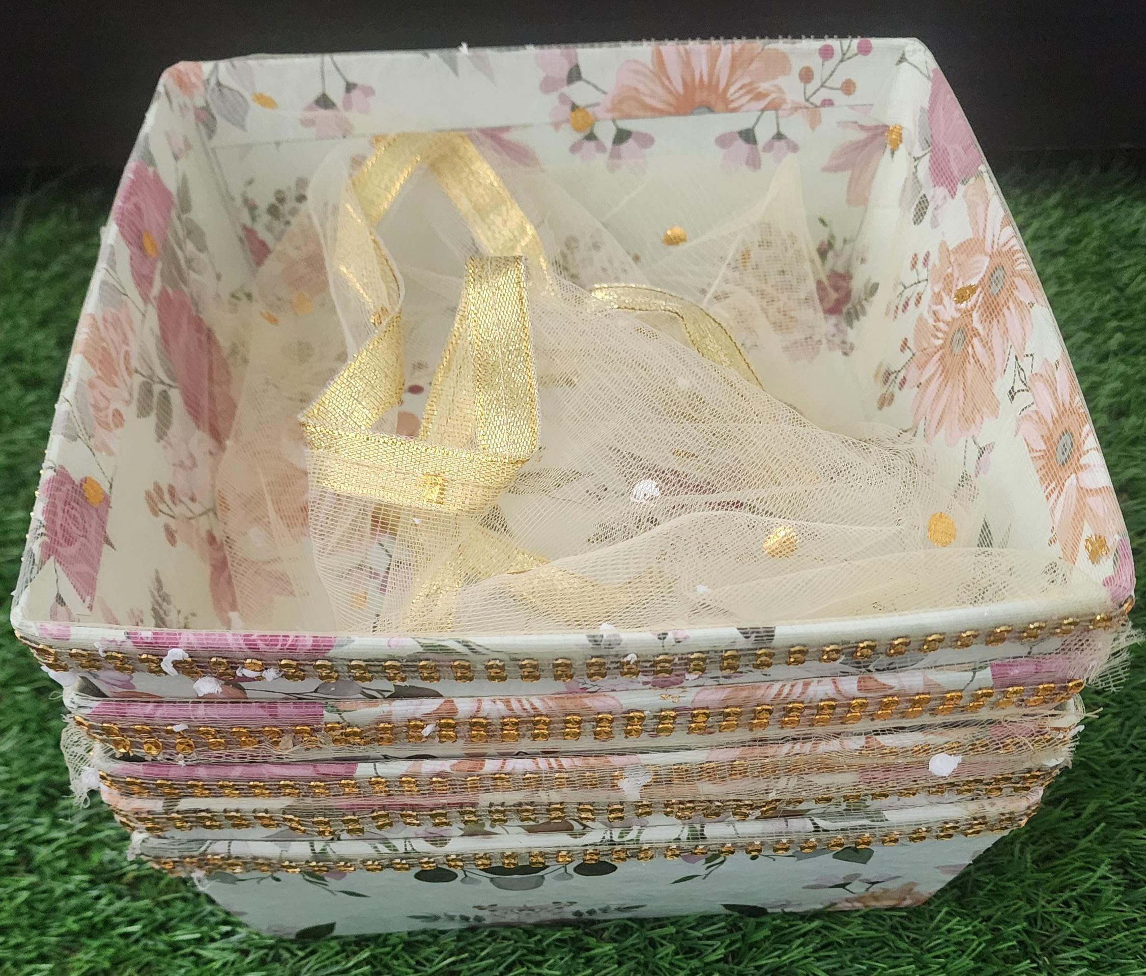 Handmade Cardboard Gift Basket: Wedding, Party Favor, Chocolate Hamper