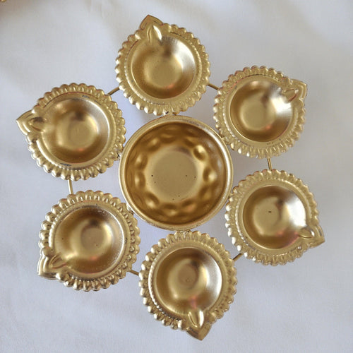 Metal Urli Diya Set: Gold Diwali Decoration, Housewarming Return Gift
