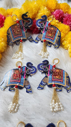 Elephant Shubh-Labh Hanging: Diwali Decoration, Mandir Decor (4 inches)