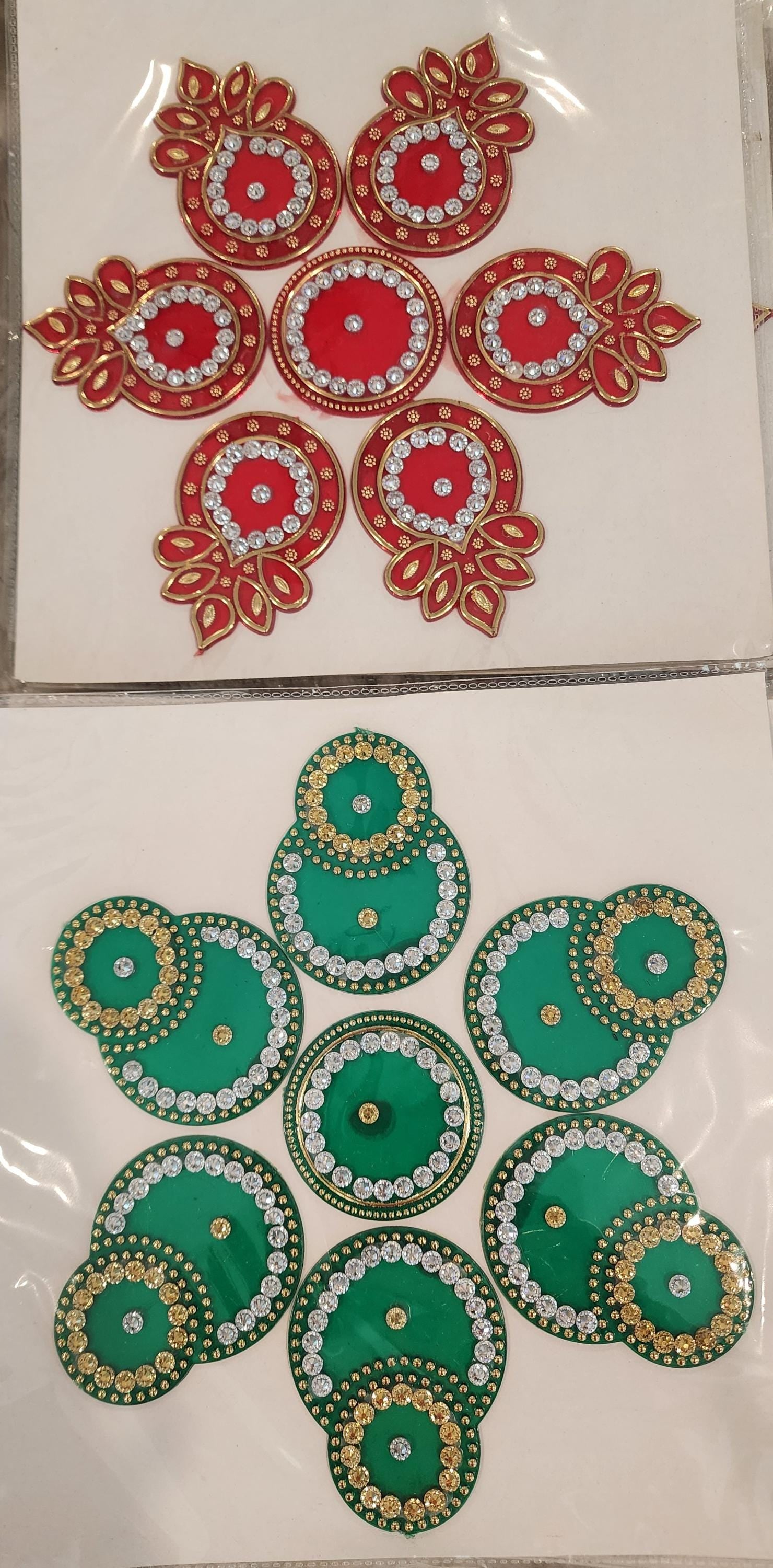 Acrylic Rangoli, 7 Inch Diwali Home Decor