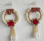 Shubh-Labh Hanging: Diwali Mandir Decor, Indian Wedding.