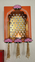 Handcrafted MDF Jharokha Hanging: Diwali Wedding Decor (8 x 5.5 inch)