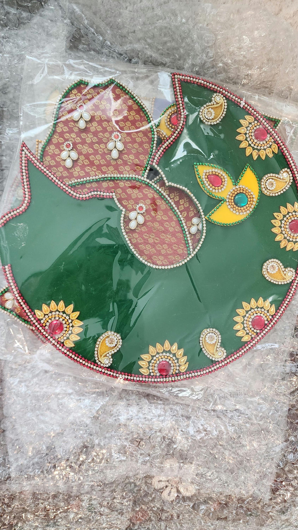 Acrylic Diwali Rangoli - 20 inch - Home Decor Pooja