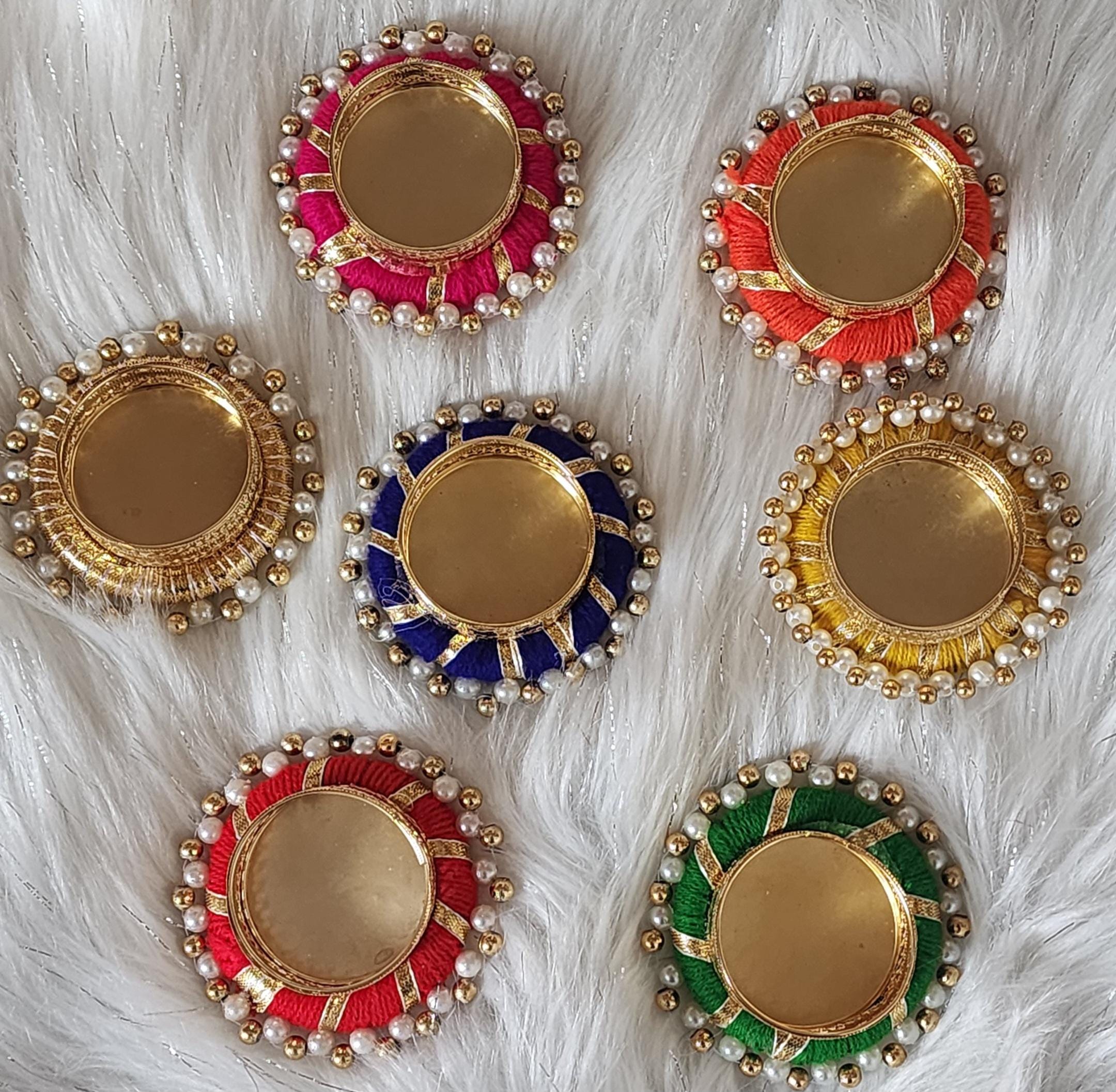 Elegant Handmade Tea Light Candle Holder: Diwali Pooja Decor, Favor Gift