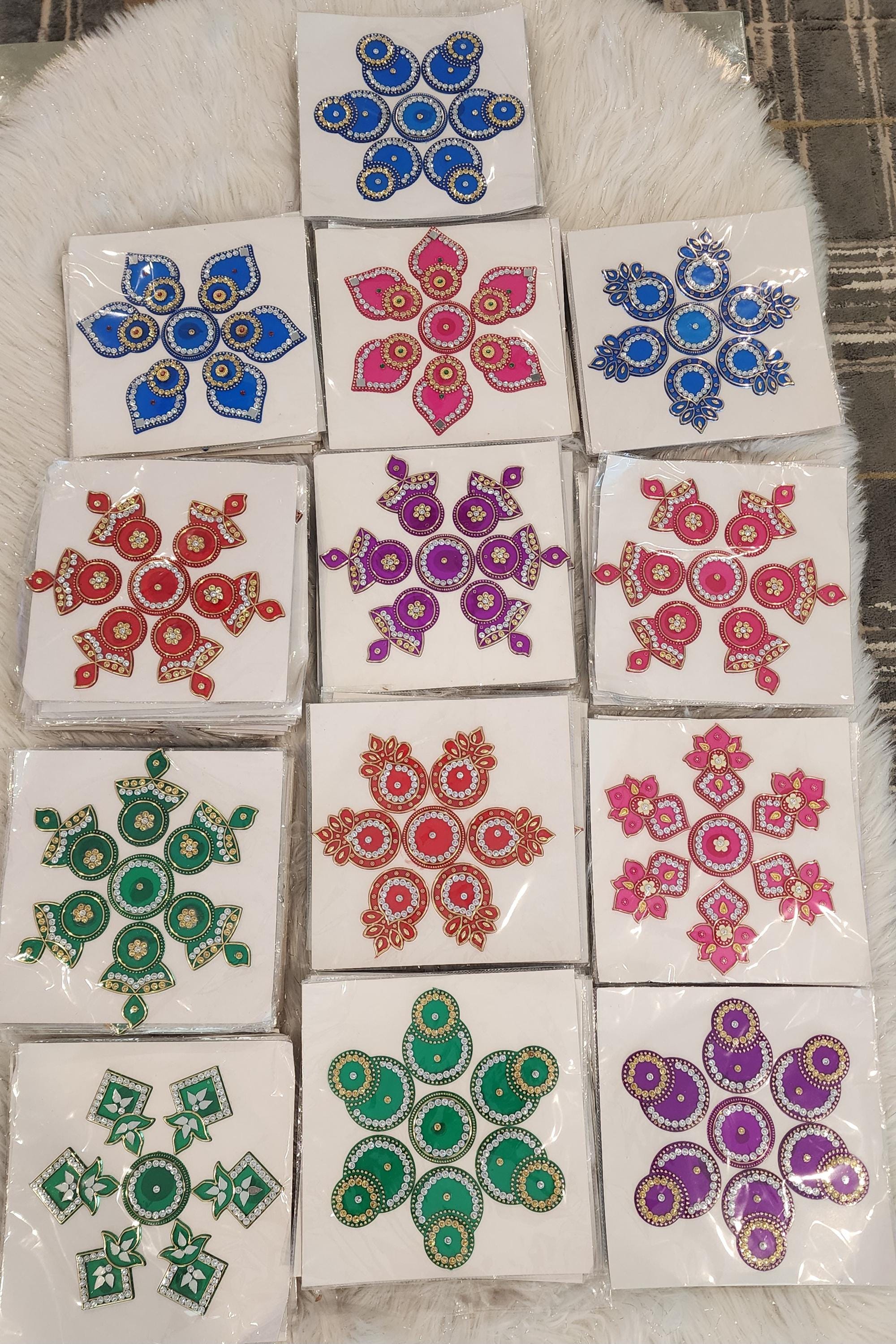 Acrylic Rangoli, 7 Inch Diwali Home Decor