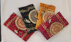 Handcrafted Patola Clutch: Indian Wedding Favor Bag (9 x6)