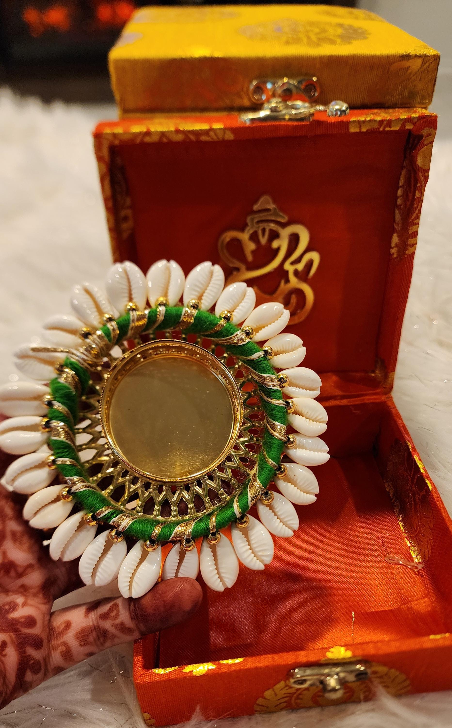 Ganesha Tea Light Favor Box: Diwali, Wedding, Pooja Decor