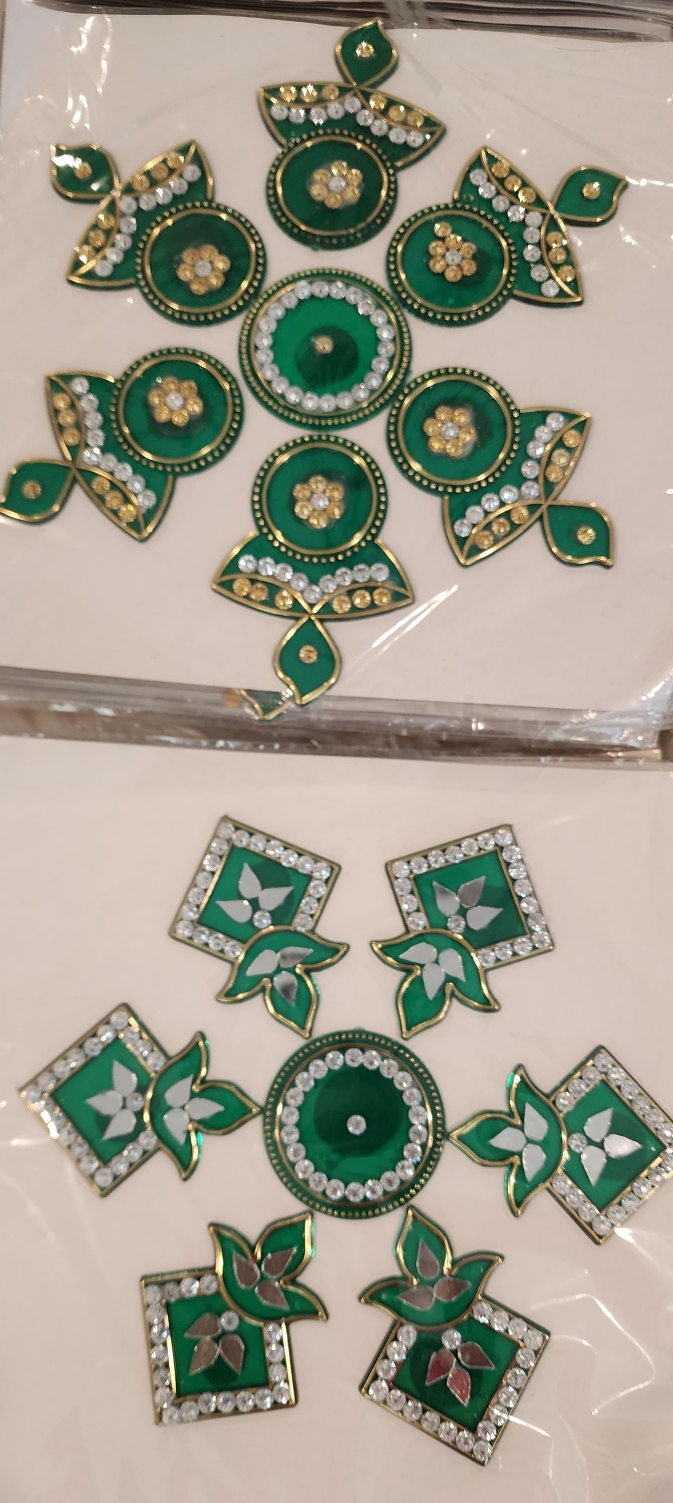 Acrylic Rangoli, 7 Inch Diwali Home Decor