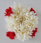White Jasmine Artificial Flower Gajra: Indian Wedding Hair Accessory