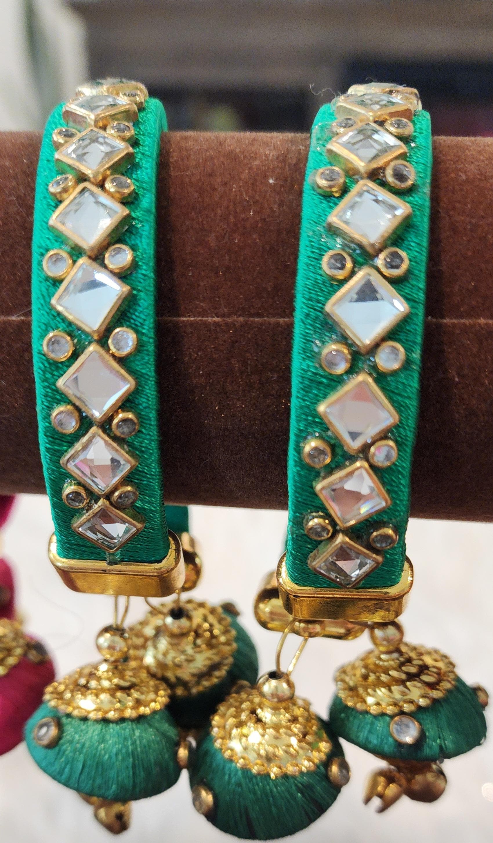 Indian Bangles: Resham Jewelry, Diwali Gift, Wedding Favors.
