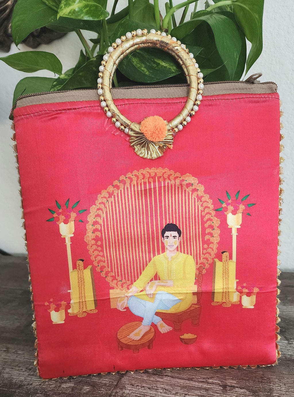 Silk Potli Favor Bags: Haldi Mehndi Wedding Return Gifts