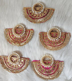 Handcrafted Lotus Coin Pouch: Colorful Gotta Patti Jewelry Gift