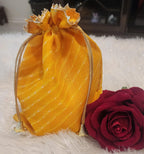 Jaipuri Leheriya Potli Bags - Wedding Favor Gift Bags