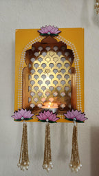 Handcrafted MDF Jharokha Hanging: Diwali Wedding Decor (8 x 5.5 inch)