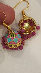 Bandhani Art Silk Dupatta Set: Rajasthani Wedding Favor, Tassel Detail Pack of 2