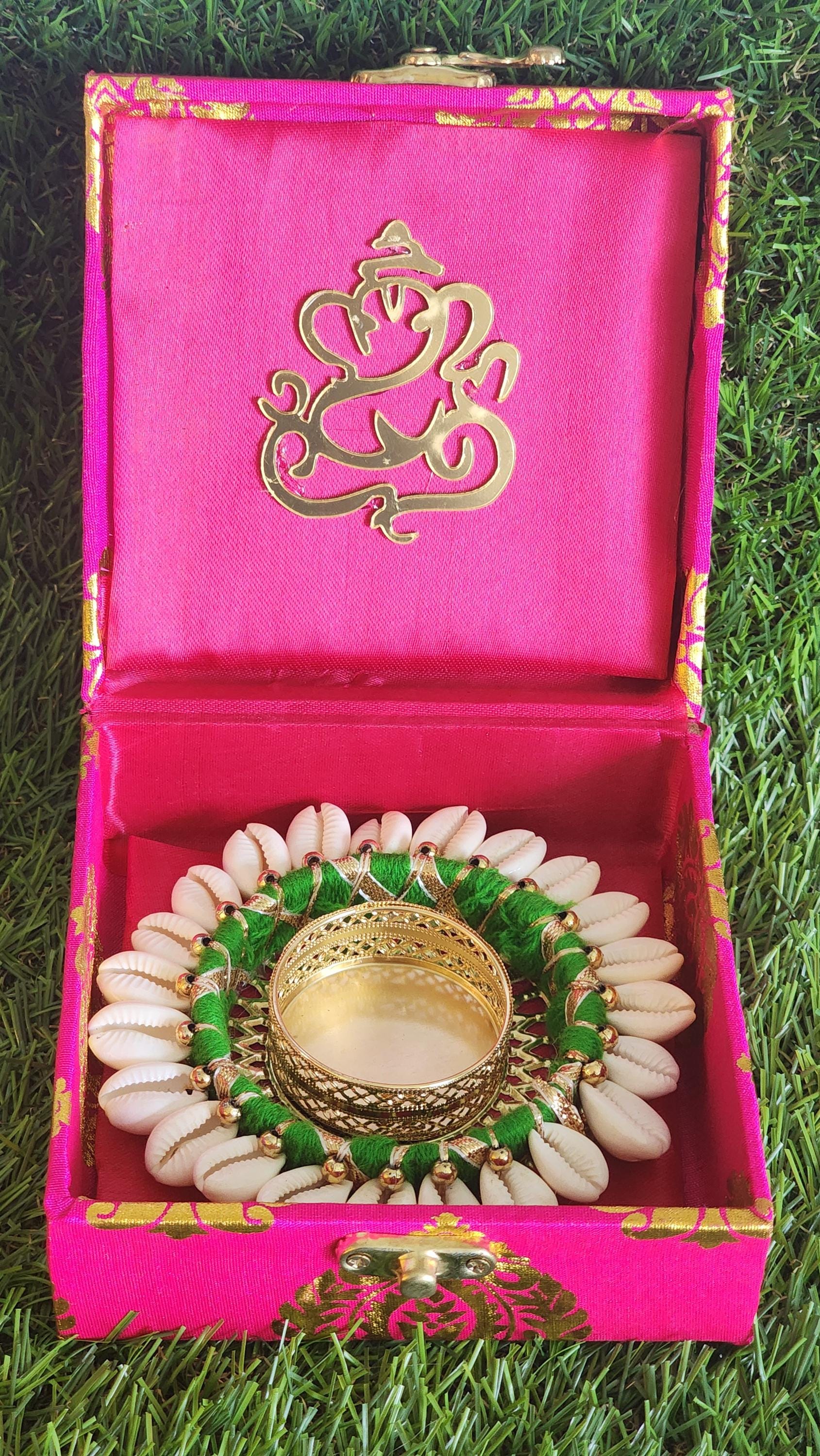 Ganesha Tea Light Favor Box: Diwali, Wedding, Pooja Decor