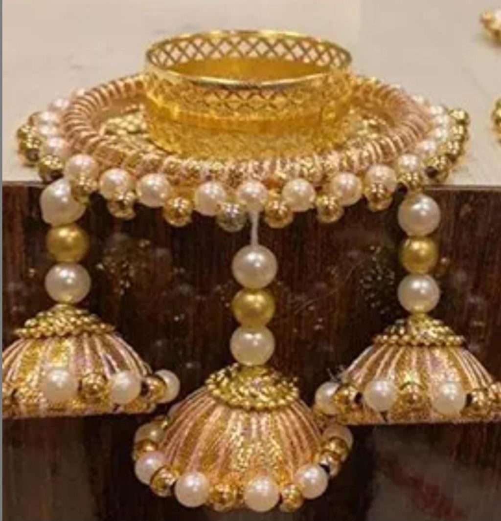 Golden Tea Light Holder: Diwali Pooja Wedding Favor Decor.
