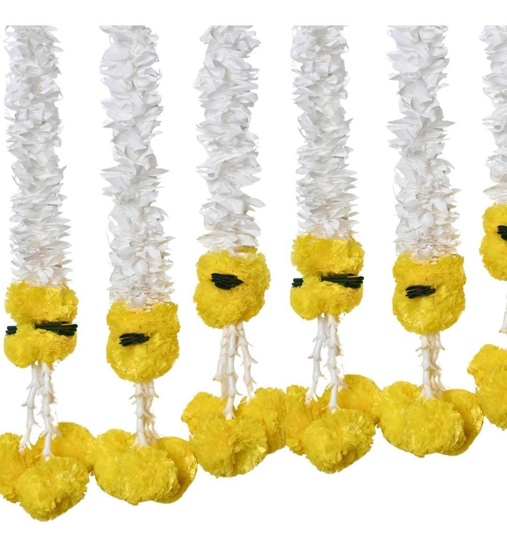 Artificial Gajra Flower Hanging String: Wedding & Festival Decor, 30 Inch