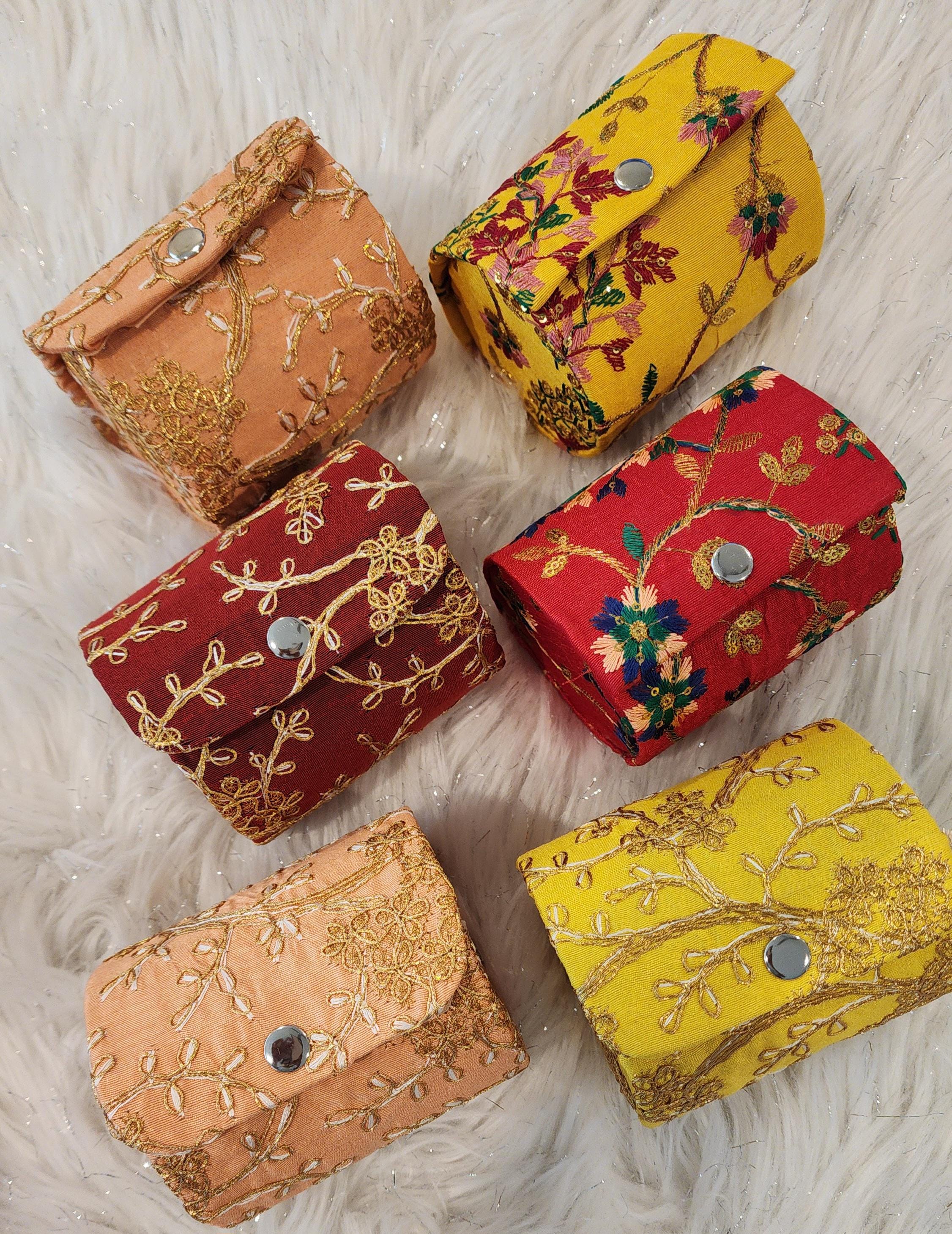 Handmade Indian Bangles Set with Box: Diwali Gift, Wedding Favors