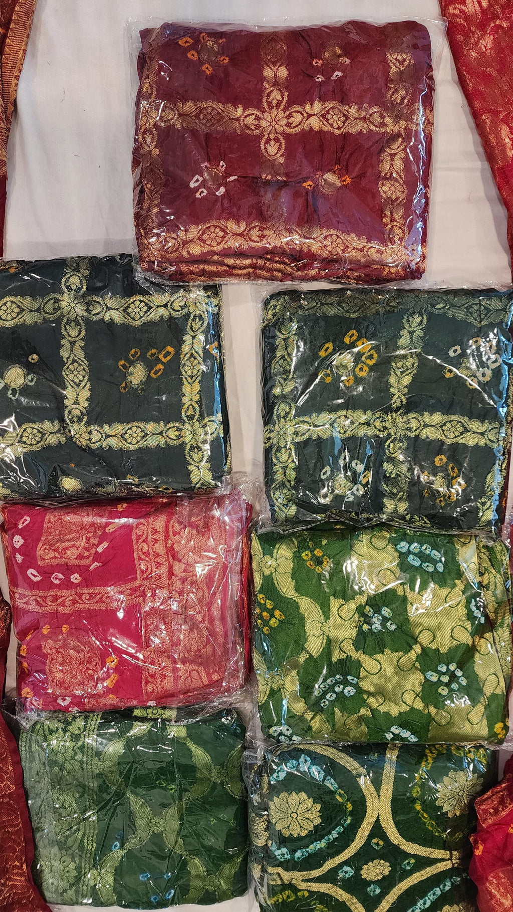 Hand Printed Jacquard Silk Dupatta: Indian Wedding Favor Scarf