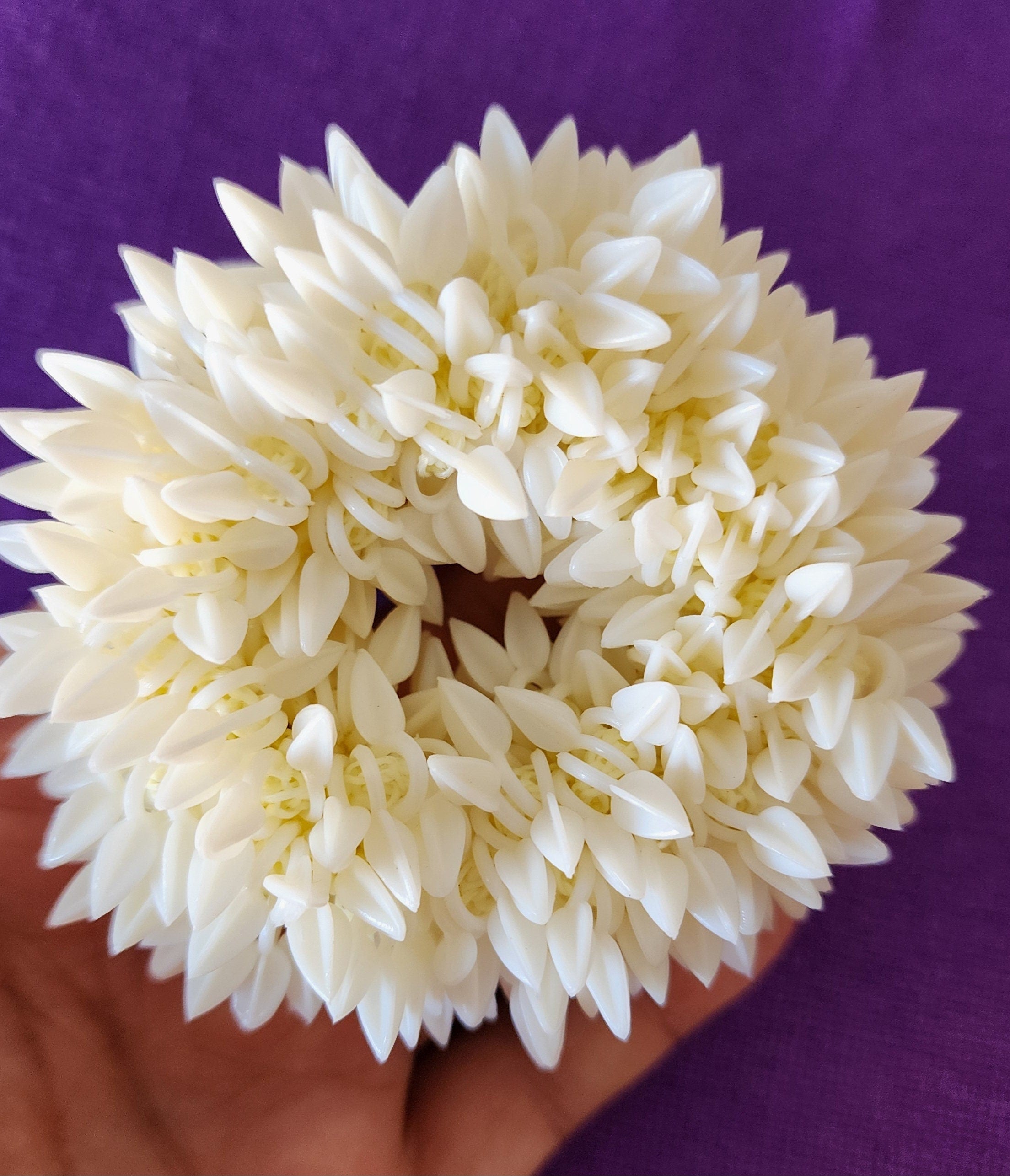 White Jasmine Flower Gajra: Fragrant Indian Wedding Hair Accessory Gajra.