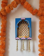 Handcrafted MDF Jharokha Hanging: Diwali Wedding Decor (8 x 5.5 inch)