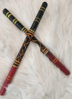 Handmade Dandiya Sticks: Indian Navratri Dance Sticks (Pair).