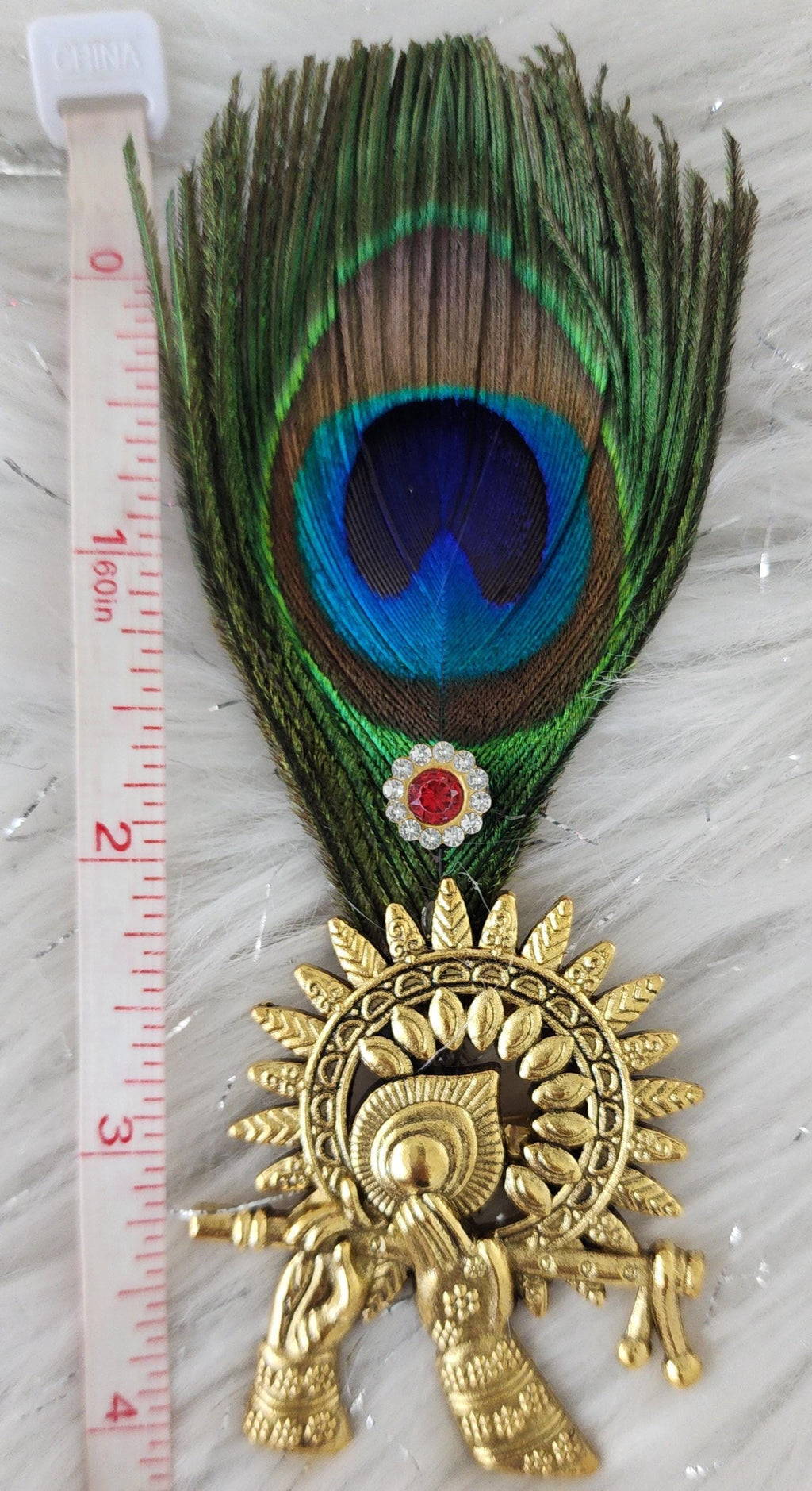 Radha Krishna Wedding Brooches: Indian Wedding Favors.